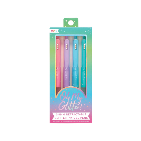 Ooly Oh My Glitter! Retractable Glitter Ink Gel Pens