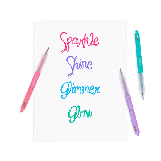 Ooly Oh My Glitter! Retractable Glitter Ink Gel Pens