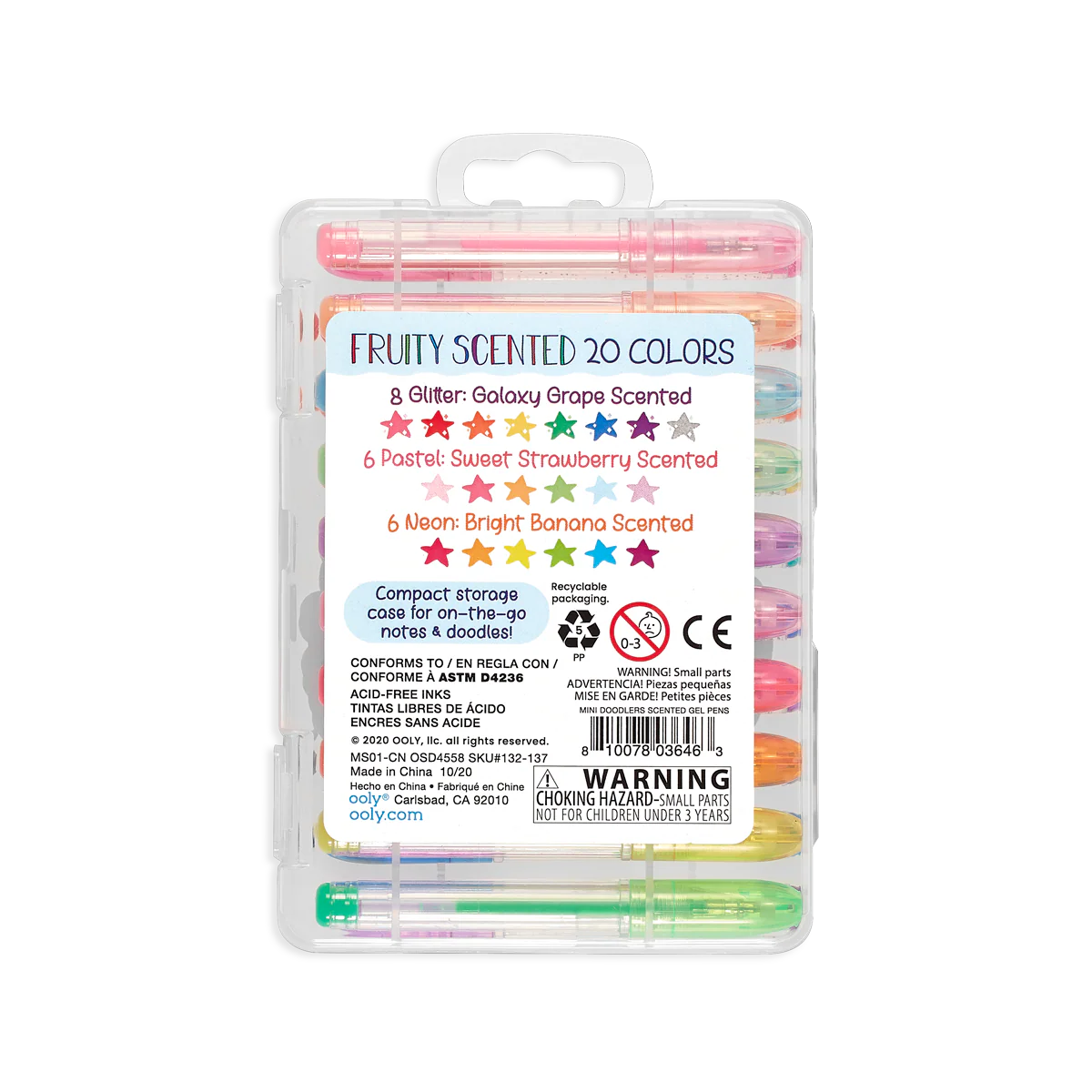 Ooly Mini Doodlers Fruity Scented Gel Pens