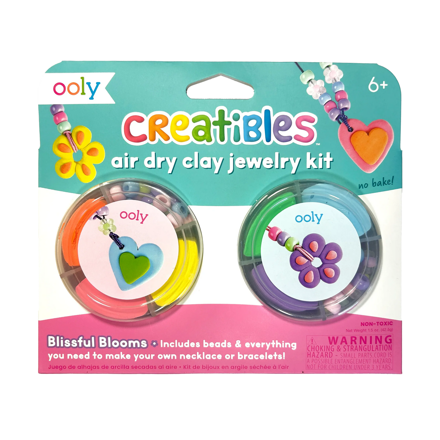 Ooly Creatibles Air Dry Clay Jewelry Kit