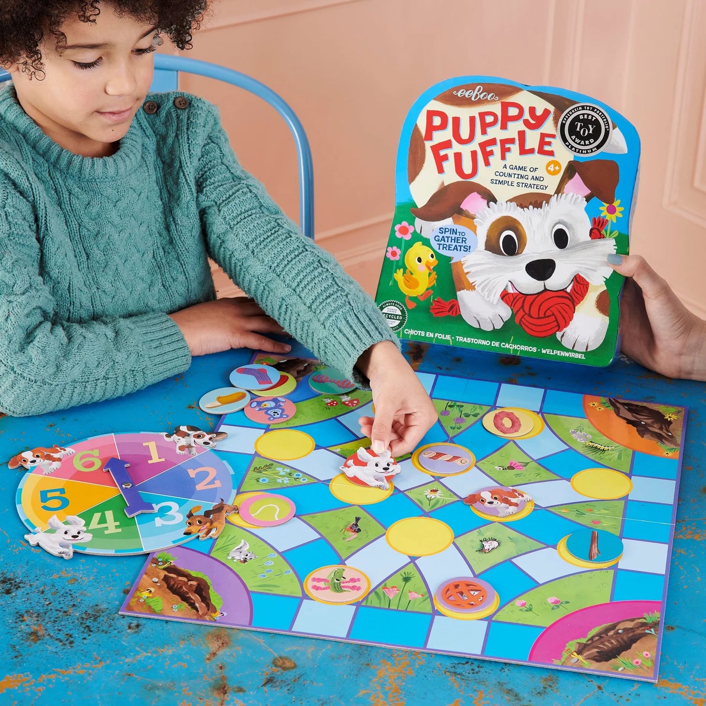 Eeboo Puppy Fuffle Shaped Board Game