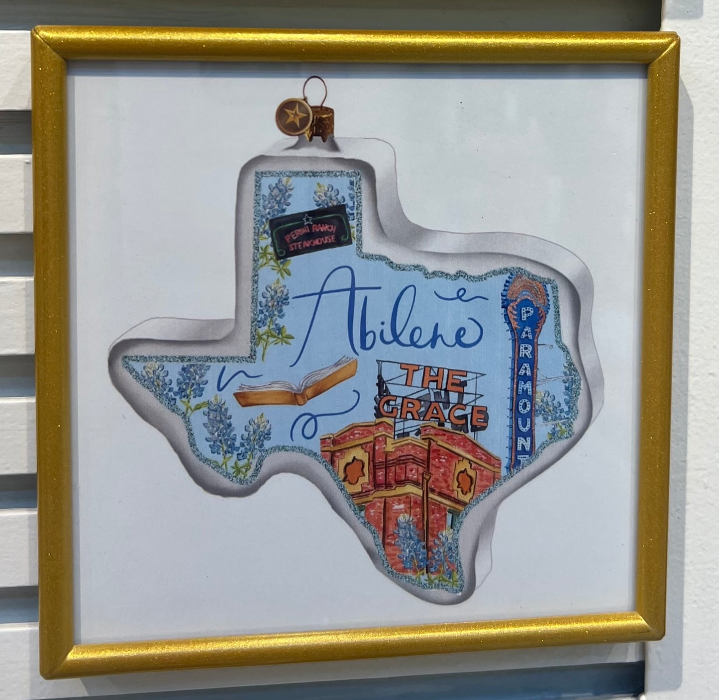 Texan Christmas City Ornaments