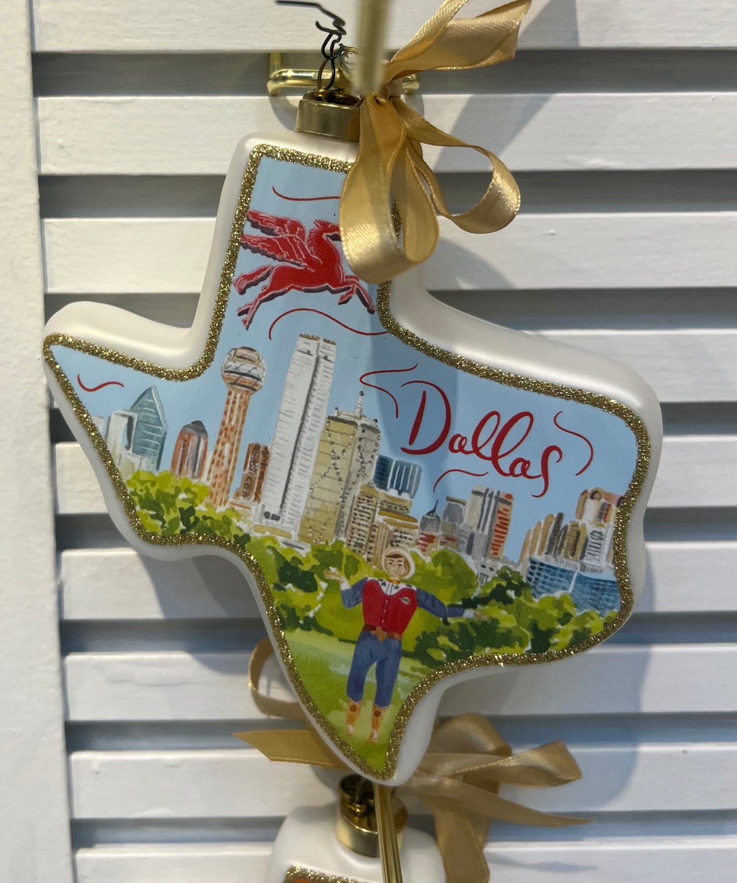 Texan Christmas City Ornaments