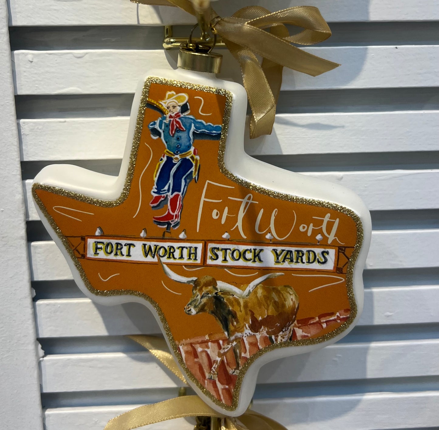 Texan Christmas City Ornaments