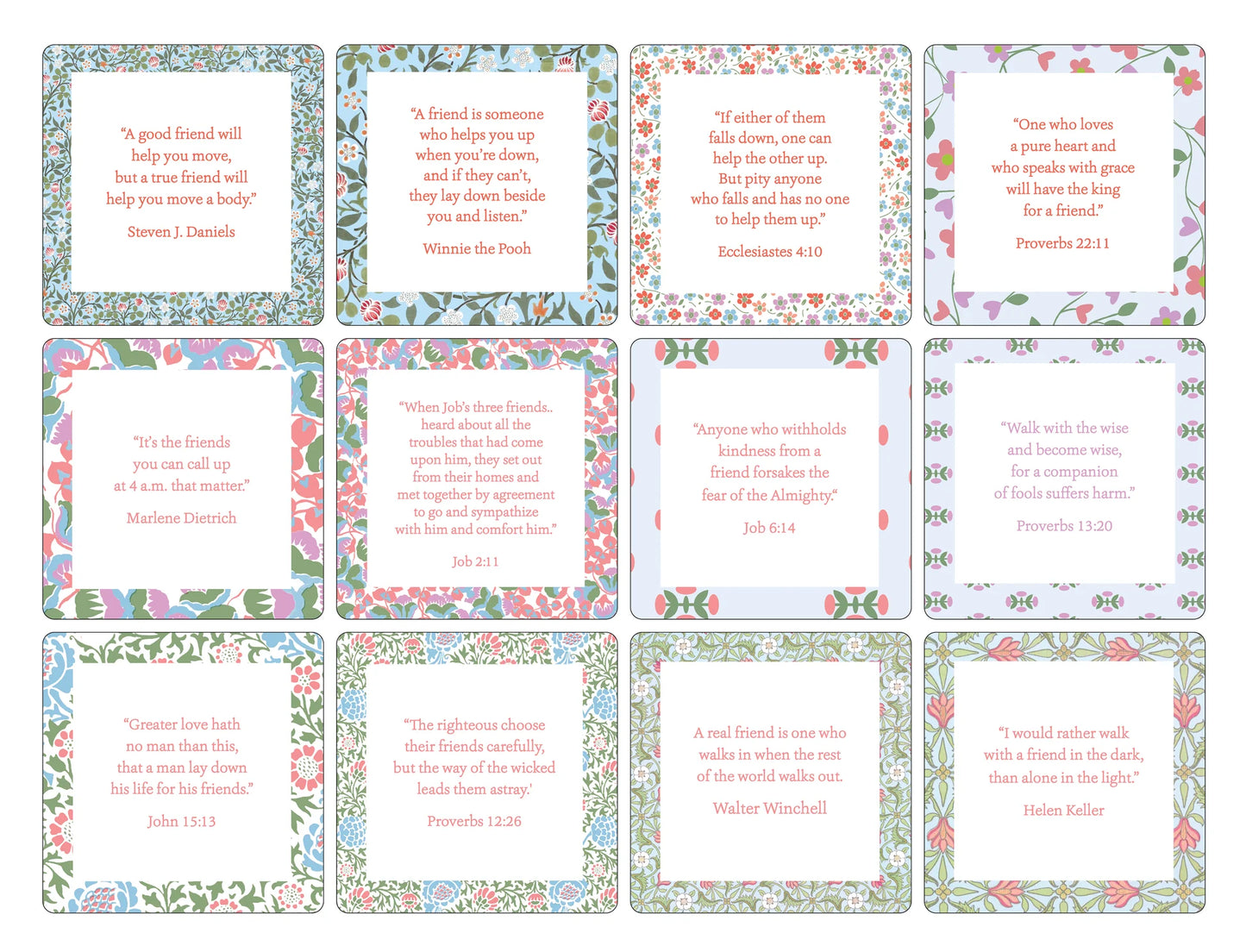 Friendship Verse Cards