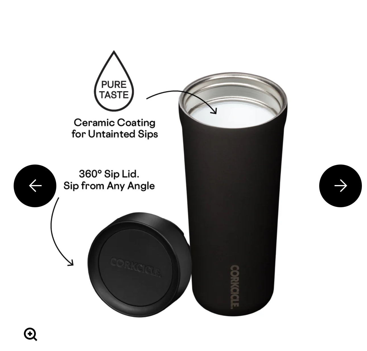 Corkcicle Commuter Cup - Wood Grain