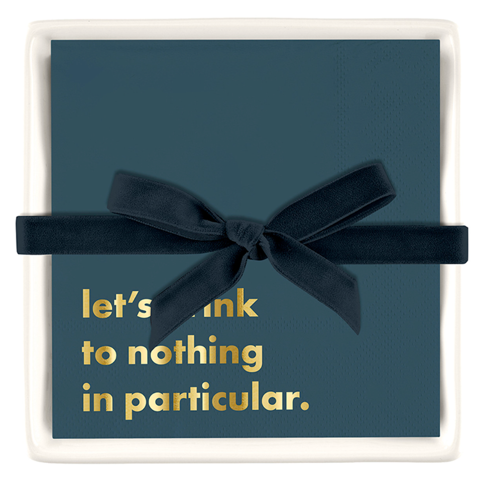 Ceramic Napkin & Tray